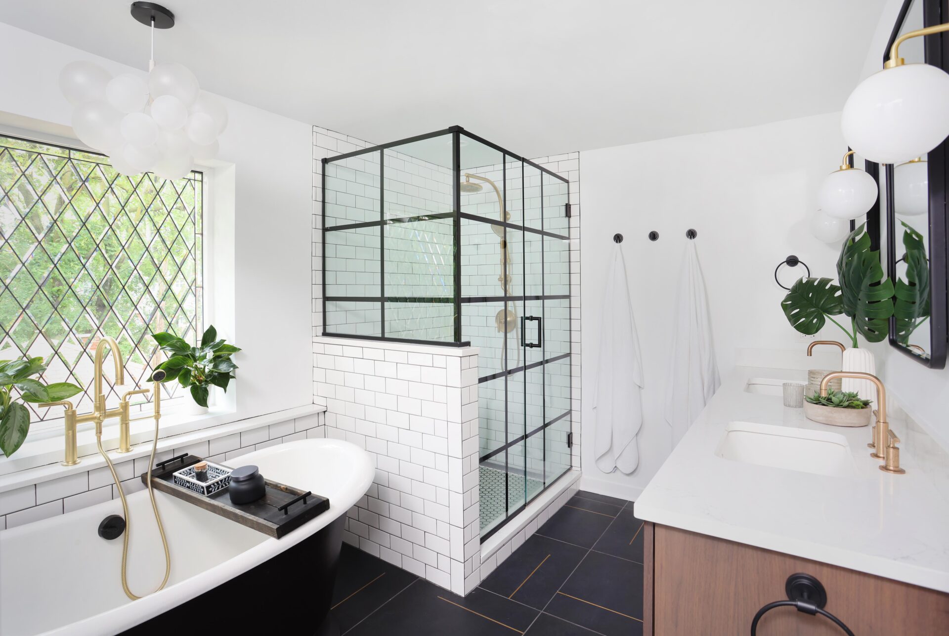 Black and White Bathroom